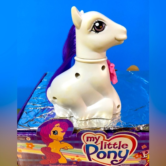 MY LITTLE PONY G3 VTG 2003 SUNNY DAZE SPIN POP PONY WORKS MOVES HEAD & LOLLIPOP - Picture 2 of 8